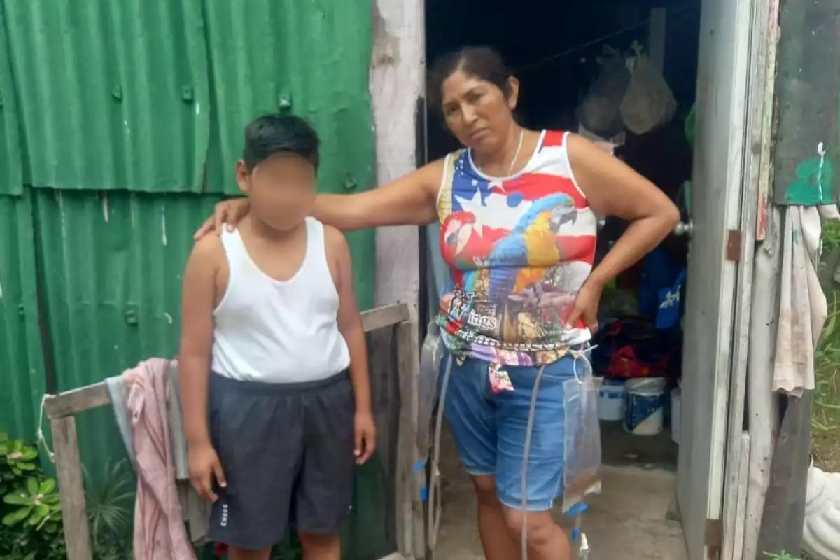 Pobreza, dolor y esperanza: la vida de una madre de Sisal que no se rinde frente al cáncer