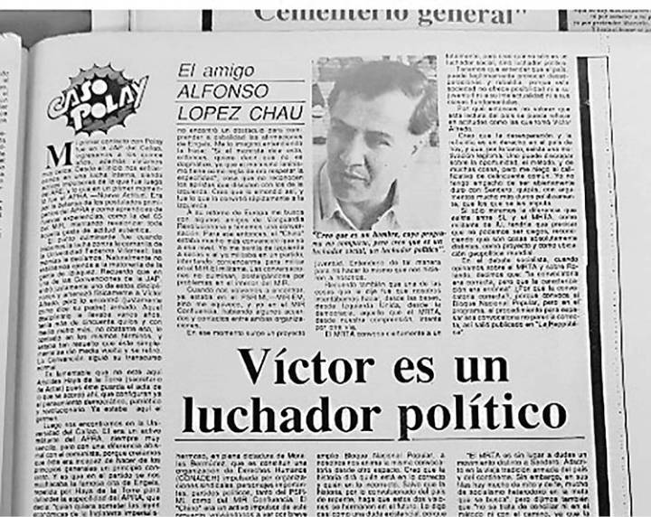 Alfonso López Chau y el momento en que llamó “luchador político” a Vìctor Polay