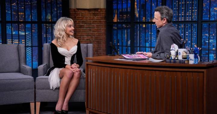 Sabrina Carpenter's Minidress Comes With Unexpected Sheer Detailing