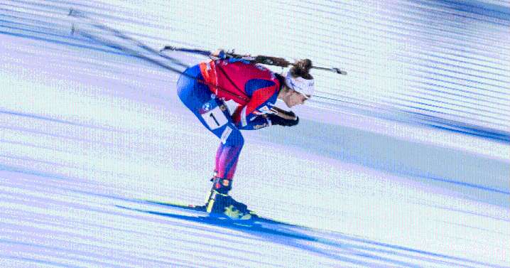 Giacomel and Jeanmonnot top World Cup sprint podiums in Hochfilzen