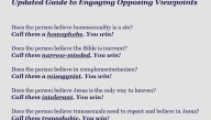Liberal Theologians Publish Guide To Engaging Opposing Viewpoints