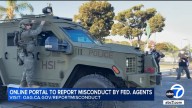 California launches online portal to report misconduct by federal agents