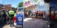 En un megaoperativo este sábado demoraron a 34 personas y secuestraron armas y motos
