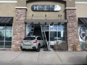Car crashes into beauty salon in Pleasant View