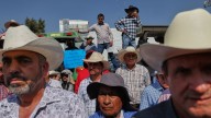 Farmers block Mexico's Congress with tractors in protest against new national water law proposal