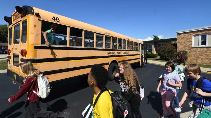 Monroe School vehicles involved in incidents. What we know