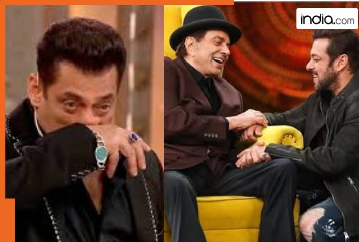 Salman Khan cries inconsolably remembering Dharmendra during Bigg Boss 19 finale, says ‘Lost the most amazing…’