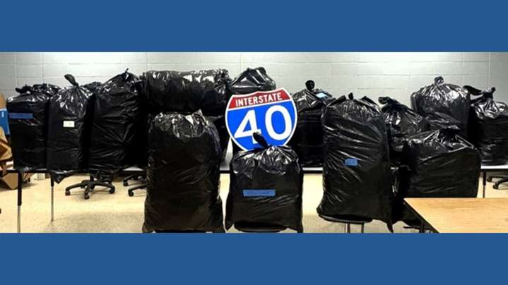 Man arrested after being found with over 440 pounds of illegal marijuana, cocaine on Arkansas interstate