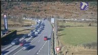 12 Km de retención en la C-16 en La Nou de Berguedà por la operación retorno del puente de la Puríssima