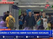 Estados Unidos: Proponen exigir a turistas mostrar el historial de sus redes sociales