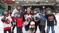 Belleville Sens and Captain Garrett Pilon support Cheering for Children