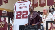 Watch Saniya Rivers interview before jersey retirement at Ashley High