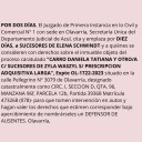 Edicto sobre prescripcion adquisitiva larga