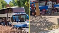 "Un verdadero terminal": Turistas llegan a comprar en buses a Meiggs desde Argentina y Brasil