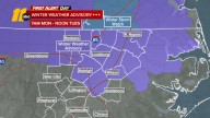 Central NC could see snow Monday with cold temperatures, black ice risk