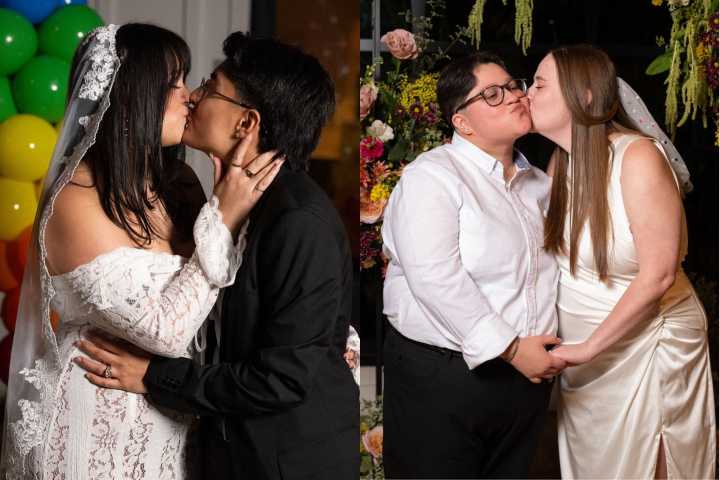 A big queer Texas wedding party celebrates LGBTQ+ marriage while it’s under threat