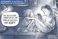 Cartoonist’s take: Social media ban down under