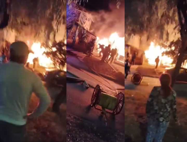 Mujer y sus hijas mueren en trágico incendio en Osorno: Vecinos tratan de ayudar y sufren lesiones