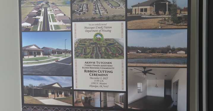 Muscogee Creek Nation opens Three Ponds elderly housing community