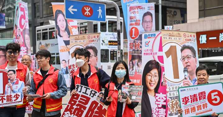Hong Kong votes in legislative election after deadly fire