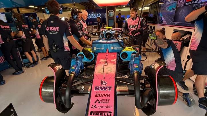 Otro complicado entrenamiento: Franco Colapinto fue 19° en la FP3 del Gran Premio de Abu Dhabi