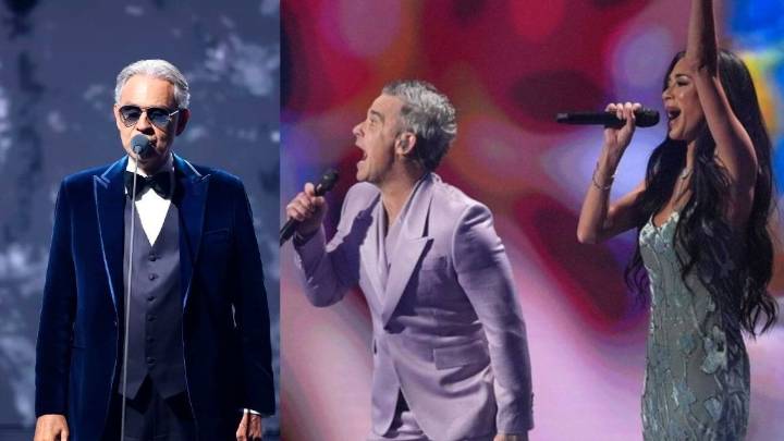 Andrea Bocelli, Robbie Williams, Nicole Scherzinger y los shows que marcaron el sorteo