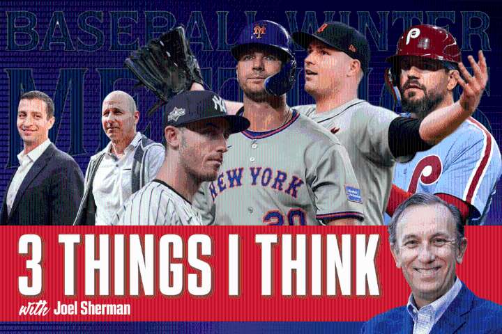 Joel Sherman's 3 Things I Think: Winter Meetings primer as Pete Alonso, Kyle Schwarber, Cody Bellinger sweepstakes begin