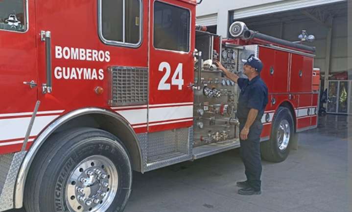 Fuga de gas moviliza a Bomberos