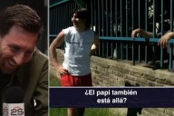 La reacción Messi cuando le mostraron videos de su adolescencia en Rosario