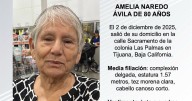 Se busca a Amelia Naredo Ávila de 80 años