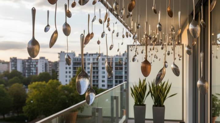 Pocos lo saben: para qué sirve colgar cucharas metálicas en el balcón