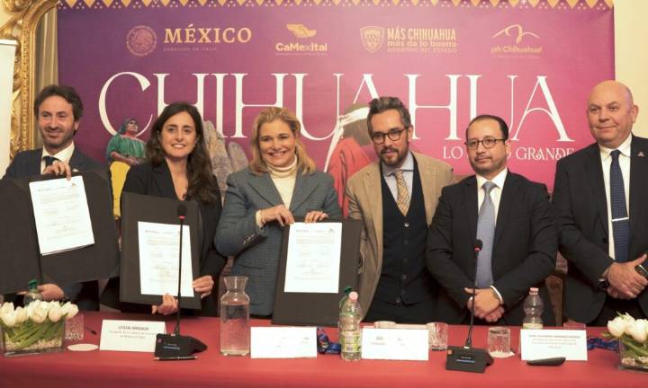 Maru Campos promueve en Italia la atracción de turismo e inversiones para el estado