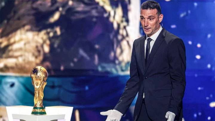 Scaloni, sobre el sorteo del Mundial: "En principio tenemos que estar satisfechos"