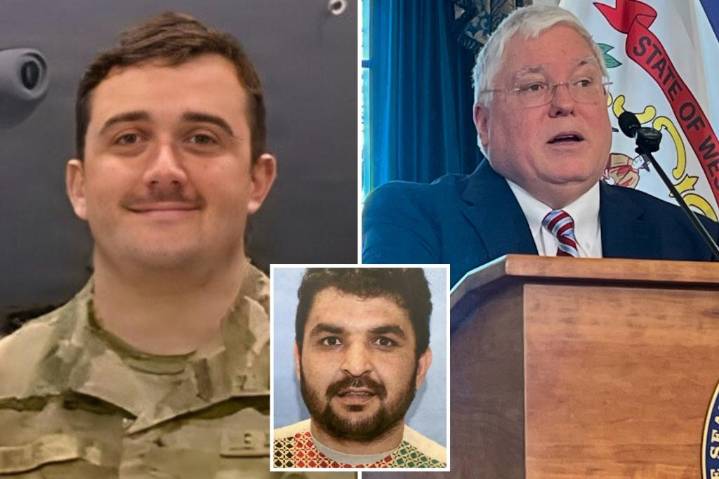 National Guard member Andrew Wolfe, shot in DC, has shown positive signs, West Virginia governor says