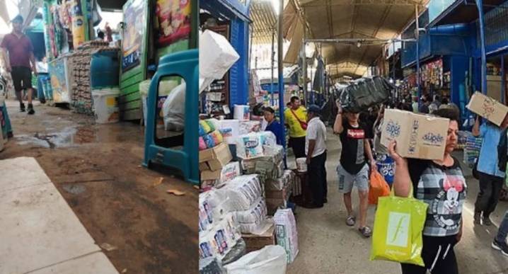 Chiclayo: denuncian fuga de agua en servicios higiénicos del mercado Moshoqueque
