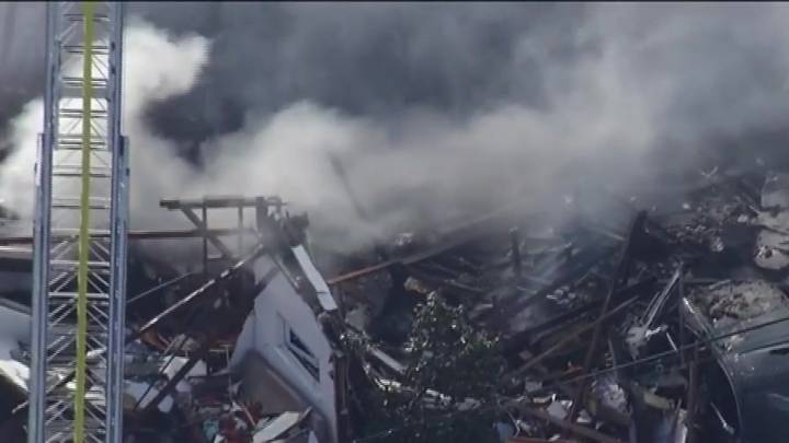 Six people have been taken to hospitals after a gas explosion in a San Francisco suburb, officials say