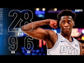 AJ Dybantsa HIGHLIGHTS 🎥 CAREER-HIGH in PTS, REB & AST in BYU's comeback win vs. Clemson