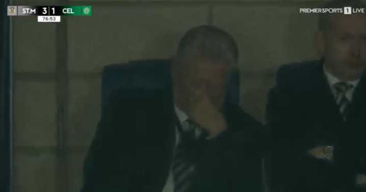 Peter Lawwell crestfallen as Celtic chief pictured despairing with Hampden horror show summed up in one shot