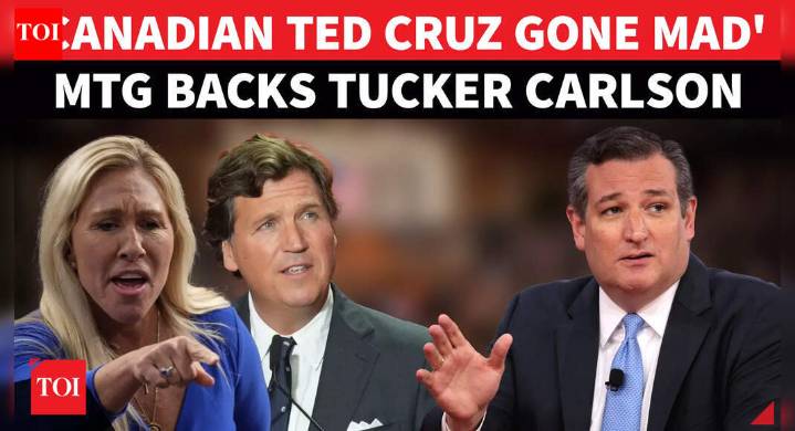 'Ted Cruz Gone Mad': Marjorie Greene Goes Off On 'ZIONIST' Senator Over Big Tucker Carlson Fight