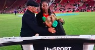 Laura Woods suddenly collapses live on TV next to Ian Wright as ITV cut to break