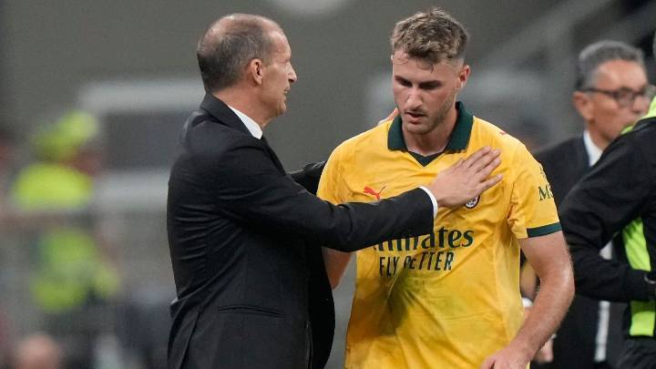 Allegri sobre Santi Gimenez: no es que se le haya olvidado marcar