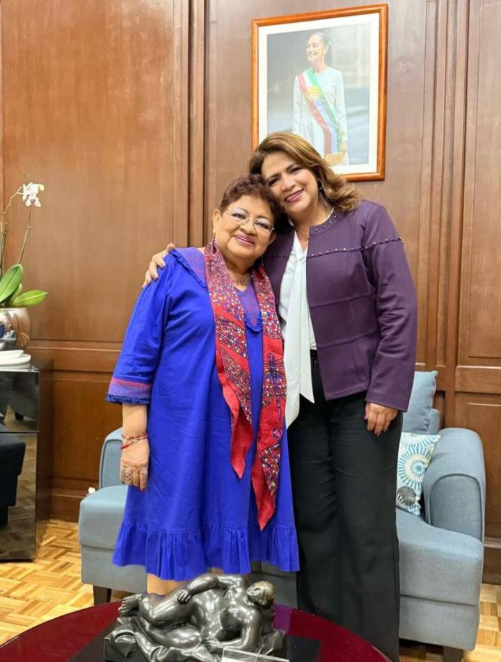 Fabiola Alanís felicita a Ernestina Godoy por su nombramiento como Fiscal General de la República