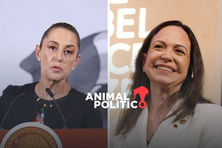 Por segunda vez, Sheinbaum evita pronunciarse sobre Nobel de la Paz a María Corina Machado