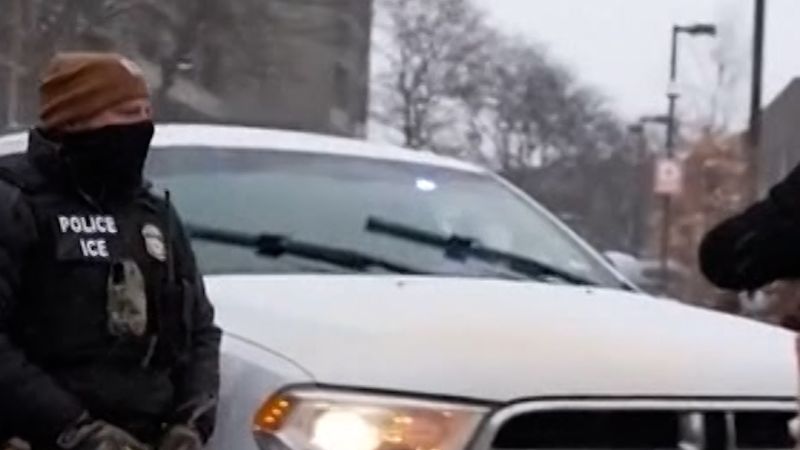 Protesters confront ICE agents in Minneapolis neighborhood