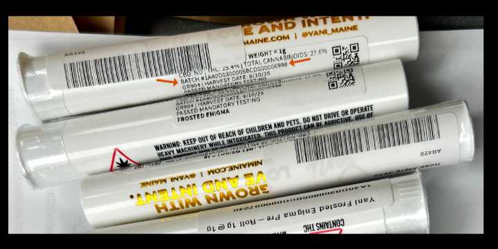 Third recall issued for Cannabis products sold in Maine