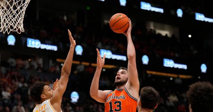 No. 14 Illinois beats No. 13 Tennessee 75-62 in Music City Madness