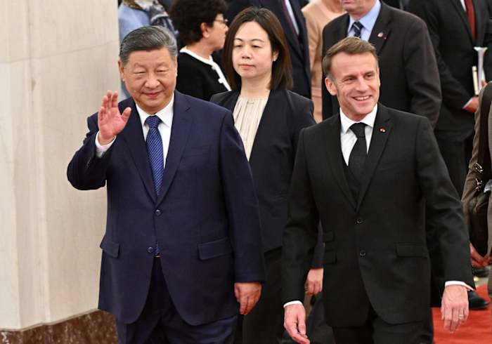 China's Xi and France's Macron pledge cooperation on global crises and trade