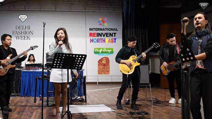 Meghalaya’s fusion band wins hearts of audience at Delhi Fashion Week 2025