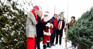 Mark Carney and Ottawans search for their Christmas tree in Stittsville