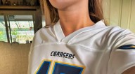 Los Angeles Chargers’ Hottest Female Fan Celebrates Philip Rivers’ Return With Risky Pose On The Couch [PHOTO]
